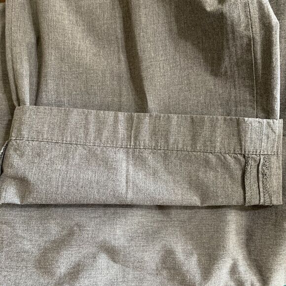 J. Crew Chino Pants Men 34X32 Grey Casual Lightweight Cotton Trousers Pockets - Picture 15 of 16